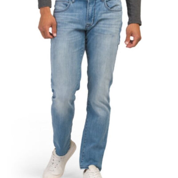 New HUDSON W36 L32 Blake Slim Straight Men's Jeans Duncan - Picture 2 of 11